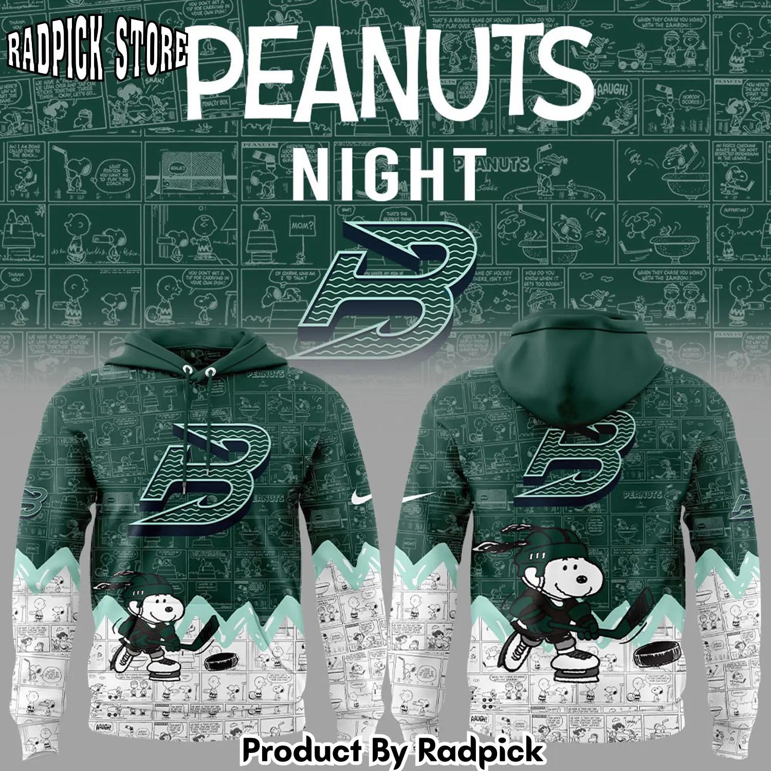 Boston fleet 75th anniversary of peanuts hoodie joggers hoodie and long pants set rp291900
